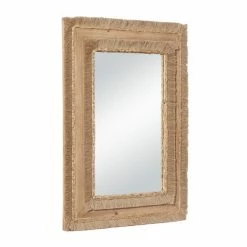 Best Sale 🎉 Grayson Lane 36-in x 26-in Rectangle Brown Wall Mirror 💯 -GRAYSON LANE Sales 2022 330945089 AlternateImage5 l