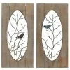 Promo 🧨 Grayson Lane 36-in H x 18-in W Birds Wood Wall Accent - Set of 2 🌟
