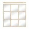 Best deal 😀 Grayson Lane 35-in x 32-in Square Brown Wall Mirror ⭐