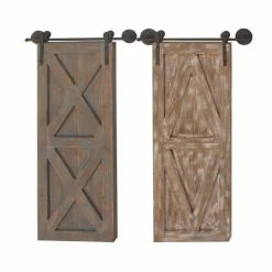 Buy 🔥 Grayson Lane 37-in H x 20-in W Farmhouse MDF Wall Accent - Set of 2 🥰 -GRAYSON LANE Sales 2022 330945101 AlternateImage7 l