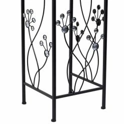 Cheap 🎉 Grayson Lane 24-in x 28-in Black Metal Traditional Plant Stand - Set of 3 🔥 -GRAYSON LANE Sales 2022 330945109 AlternateImage4 l