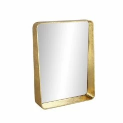 Flash Sale ⌛ Grayson Lane 31.5-in x 23.65-in Rectangle Gold Wall Mirror 🤩 -GRAYSON LANE Sales 2022 330945112 AlternateImage5 l