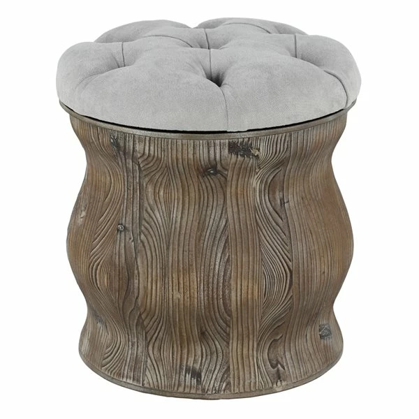 Best Pirce π₯ Grayson Lane Rustic Light Grey Tufted Round Integrated Storage Ottoman with Textured Base β 1 Best Pirce π₯ Grayson Lane Rustic Light Grey Tufted Round Integrated Storage Ottoman with Textured Base β