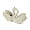 Best reviews of 🥰 Grayson Lane 105-in W x 18.6-in H Farmhouse White Ceramic Swans Planter - Set of 1 🧨