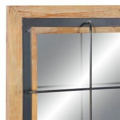 Top 10 😍 Grayson Lane 31.75-in x 31.5-in Square Brown Wall Mirror 🌟 -GRAYSON LANE Sales 2022 330945128 AlternateImage3 l