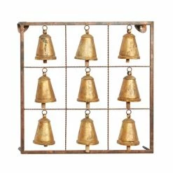 Promo 🧨 Grayson Lane 32-in H x 32-in W Bells Metal Wall Accent 👏