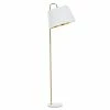 Budget 🤩 Grayson Lane 16-in x 60-in White Metal Transitional Floor Lamp with Foot Switch 🎁