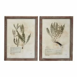 Cheapest ๐ Grayson Lane Brown Wood Framed 27-in H x 20-in W Botanical Wood Print - Set of 2 โค๏ธ