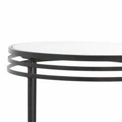 Cheapest ✔️ Grayson Lane 20-in x 18-in Grey Metal Contemporary Round End Table 👍 -GRAYSON LANE Sales 2022 330945187 AlternateImage4 l