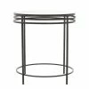 Cheapest ✔️ Grayson Lane 20-in x 18-in Grey Metal Contemporary Round End Table 👍