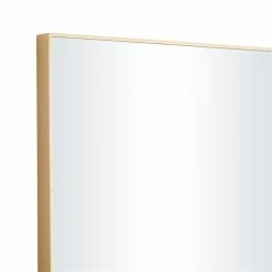 New 🎉 Grayson Lane 40.25-in x 24.13-in Rectangle Gold Wall Mirror ⭐ -GRAYSON LANE Sales 2022 330945193 AlternateImage3 l