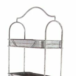 Cheapest 🛒 Grayson Lane 24-in x 55-in Grey Metal Farmhouse Plant Stand ✨ -GRAYSON LANE Sales 2022 330945202 AlternateImage3 l