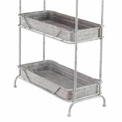 Cheapest 🛒 Grayson Lane 24-in x 55-in Grey Metal Farmhouse Plant Stand ✨ -GRAYSON LANE Sales 2022 330945202 AlternateImage4 l