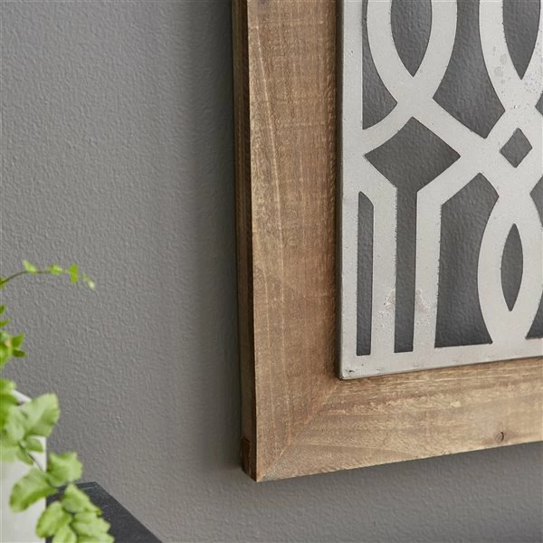 Promo 👏 Grayson Lane 19-in H x 19-in W Farmhouse Metal Wall Accent - Set of 4 🥰 3 Promo 👏 Grayson Lane 19-in H x 19-in W Farmhouse Metal Wall Accent - Set of 4 🥰 - Image 3