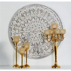 Cheapest 🎁 Grayson Lane 36-in H x 36-in W Floral Metal Wall Accent 👏 -GRAYSON LANE Sales 2022 330945217 AlternateImage2 l