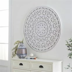 Cheapest 🎁 Grayson Lane 36-in H x 36-in W Floral Metal Wall Accent 👏 -GRAYSON LANE Sales 2022 330945217 AlternateImage3 l