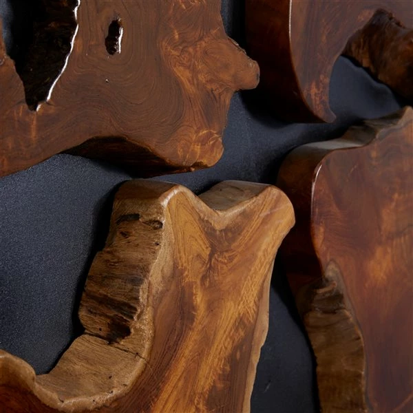 Budget โจ Grayson Lane 32.5-in H x 31.5-in W Leaves Wood Wall Accent ๐ 4 Budget โจ Grayson Lane 32.5-in H x 31.5-in W Leaves Wood Wall Accent ๐ - Image 4