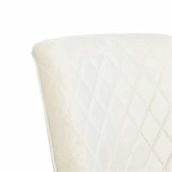 Discount ✔️ Grayson Lane Contemporary Polyester Diamond Pattern Upholstered 23.4-in W White/Light Brown Wood Dining Chair ✔️ -GRAYSON LANE Sales 2022 330945223 AlternateImage4 l