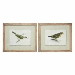Best reviews of 🛒 Grayson Lane Brown Wood Framed 23-in H x 27-in W Farmhouse Birds Wood Print - Set of 2 🔥 -GRAYSON LANE Sales 2022 330945238 AlternateImage5 l