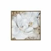 Coupon 👏 Grayson Lane Gold Wood Framed 40-in H x 40-in W Floral Resin Painting 🌟