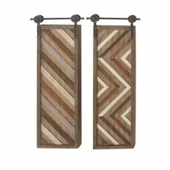 Flash Sale 😀 Grayson Lane 39-in H x 16-in W Abstract Mdf Wall Accent - Set of 2 ⌛ -GRAYSON LANE Sales 2022 330945251 AlternateImage7 l