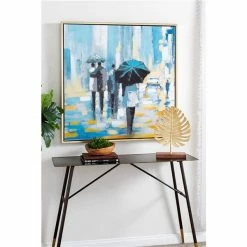 Budget 🤩 Grayson Lane Gold Wood Framed 39-in H x 39-in W Figurative Resin Painting ✨ -GRAYSON LANE Sales 2022 330945252 AlternateImage1 l