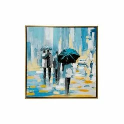 Budget 🤩 Grayson Lane Gold Wood Framed 39-in H x 39-in W Figurative Resin Painting ✨ -GRAYSON LANE Sales 2022 330945252 AlternateImage5 l