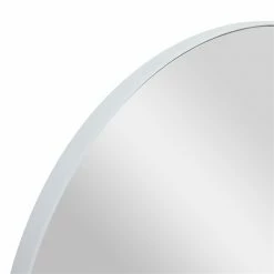 Flash Sale 👏 Grayson Lane 30-in x 30-in Round White Wall Mirror 🎁 -GRAYSON LANE Sales 2022 330945256 AlternateImage3 l