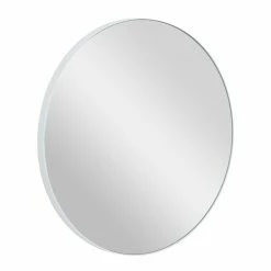 Flash Sale 👏 Grayson Lane 30-in x 30-in Round White Wall Mirror 🎁 -GRAYSON LANE Sales 2022 330945256 AlternateImage5 l