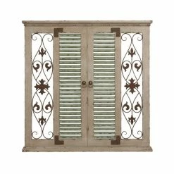 Outlet 🧨 Grayson Lane 40-in H x 40-in W Rustic Wood Wall Accent 🤩