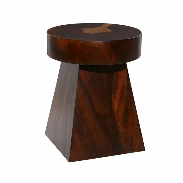 Flash Sale ⭐ Grayson Lane 20-in x 16-in Brown Wood Contemporary Round End Table 😉 1 Flash Sale ⭐ Grayson Lane 20-in x 16-in Brown Wood Contemporary Round End Table 😉