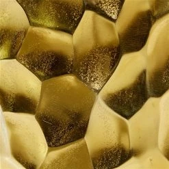 Promo ⌛ Grayson Lane Modern 🔨 Hammered Gold Metal Round Ottoman 👏 -GRAYSON LANE Sales 2022 330945272 AlternateImage4 l