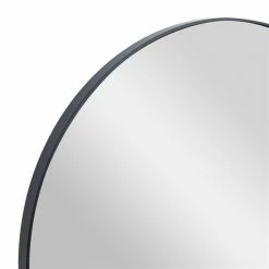 Outlet 😉 Grayson Lane 30-in x 30-in Round Black Wall Mirror 😍 -GRAYSON LANE Sales 2022 330945275 AlternateImage3 l