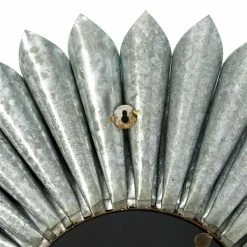 Budget 🔔 Grayson Lane 32-in x 32-in Round Grey Wall Mirror 💯 -GRAYSON LANE Sales 2022 330945276 AlternateImage7 l