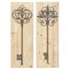Hot Sale 😉 Grayson Lane 36-in H x 13-in W Rustic Wood Wall Accent - Set of 2 ✨