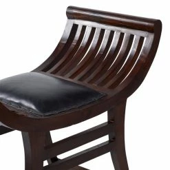 Budget 🧨 Grayson Lane 26-in x 29-in Dark Brown Accent Bench 💯 -GRAYSON LANE Sales 2022 330945282 AlternateImage3 l