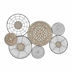 New 🔔 Grayson Lane 28-in H x 40.5-in W Abstract Metal Wall Accent ✔️