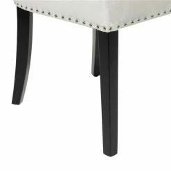 Flash Sale 👏 Grayson Lane Contemporary Polyester Upholstered 20-in W White/Black Wood Dining Chair 😍 -GRAYSON LANE Sales 2022 330945286 AlternateImage3 l