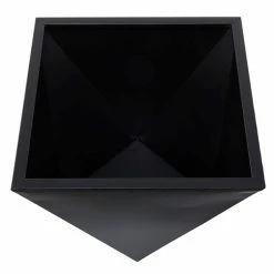 Discount 🔔 Grayson Lane 18.55-in W x 14.45-in H Modern Black Metal Square Planters - Set of 3 🎁 -GRAYSON LANE Sales 2022 330945290 AlternateImage3 l