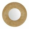 Best Pirce 🎁 Grayson Lane 35.5-in x 35.5-in Round Gold Wall Mirror ⌛