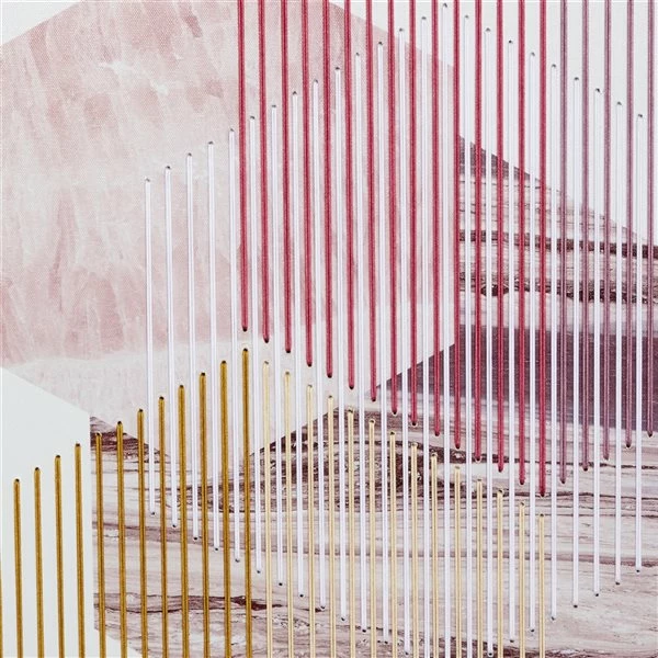 New 👍 Grayson Lane Silver Wood Framed 32-in H x 20-in W Abstract MDF Hand-Painted Painting 🔥 3 New 👍 Grayson Lane Silver Wood Framed 32-in H x 20-in W Abstract MDF Hand-Painted Painting 🔥 - Image 3