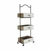 Budget 🥰 Grayson Lane Black Metal Base with Wood Top Kitchen Cart (49-in x 19-in) 🧨
