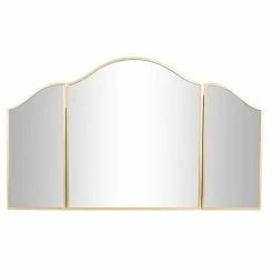 Best reviews of 🥰 Grayson Lane 31-in x 52.5-in Irregular Gold Wall Mirror 🎁