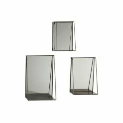 Best Sale 🛒 Grayson Lane 23.80-in x 16-in Rectangle Gold Wall Mirror 🛒