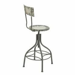 Flash Sale ⭐ Grayson Lane Grey and Beige Adjustable Height Swivel Bar Stool 🎉 -GRAYSON LANE Sales 2022 330945305 AlternateImage5 l