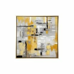 Wholesale 👏 Grayson Lane Gold Wood Framed 40-in H x 40-in W Abstract Resin Painting 🤩 -GRAYSON LANE Sales 2022 330945309 AlternateImage5 l