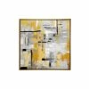Wholesale 👏 Grayson Lane Gold Wood Framed 40-in H x 40-in W Abstract Resin Painting 🤩