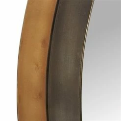 Deals 🔔 Grayson Lane 31.5-in x 31.5-in Modern Round Black Wall Mirror 🛒 -GRAYSON LANE Sales 2022 330945315 AlternateImage3 l