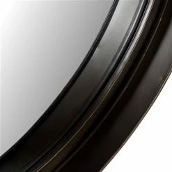 Deals 🔔 Grayson Lane 31.5-in x 31.5-in Modern Round Black Wall Mirror 🛒 -GRAYSON LANE Sales 2022 330945315 AlternateImage4 l