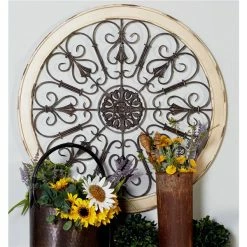Cheapest ✨ Grayson Lane 36-in H x 36-in W Ornamental Round Metal Wall Accent 🔥 -GRAYSON LANE Sales 2022 330945320 AlternateImage3 l